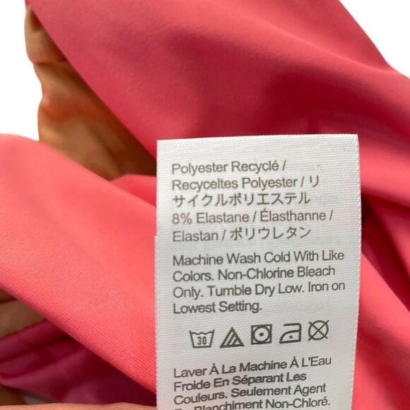 J Crew Tea Rose Pink Curved Waist Cheeky Bikini Bottom Sz XXL NWT - Picture 7 of 13